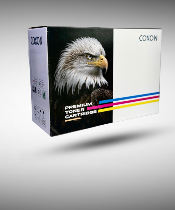 COXON Premium Toner Cartridge box with eagle artwork for high yield laser printer printing