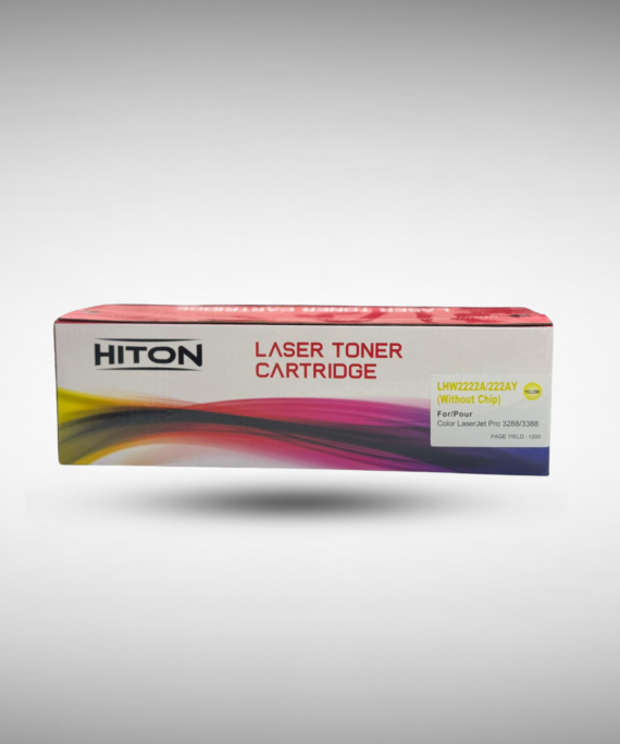 HITON 222A Yellow Toner Without Chip (W2222A)