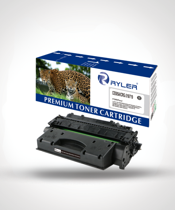 Ryler HP CE505A/CF280A/CRG119/319/719 Black Compatible Toner Cartridges