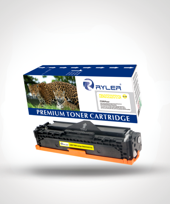 Ryler HP CB542A/CE322A/CF212A Yellow Compatible Toner Cartridges