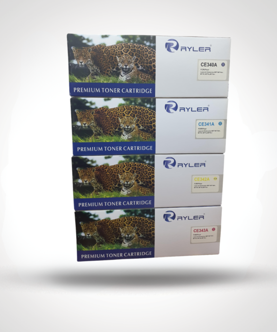 Ryler HP CE340A/341A/342A/343A (651A) Toner Cartridges SET (Black/Cyan/Yellow/Magenta)