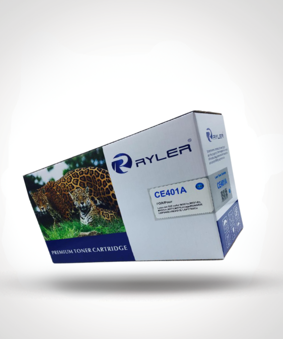 Ryler HP CE401P (507P) Cyan Compatible Toner Cartridges