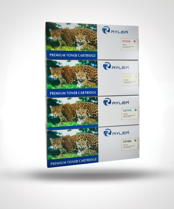 Ryler HP CE740A series (307A) Toner Cartridges SET (Black/Cyan/Yellow/Magenta)