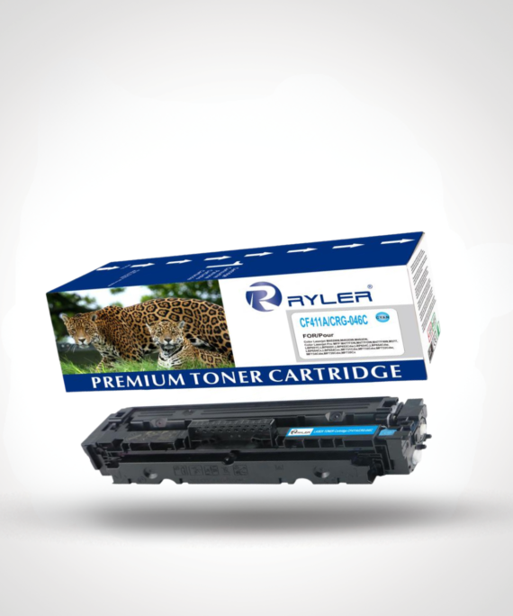 Ryler HP CF411A/046 (410A) Cyan Compatible Toner Cartridges