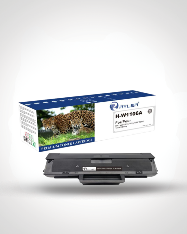 Ryler Ryler HP W1106A (106A) Black Compatible Toner Cartridge