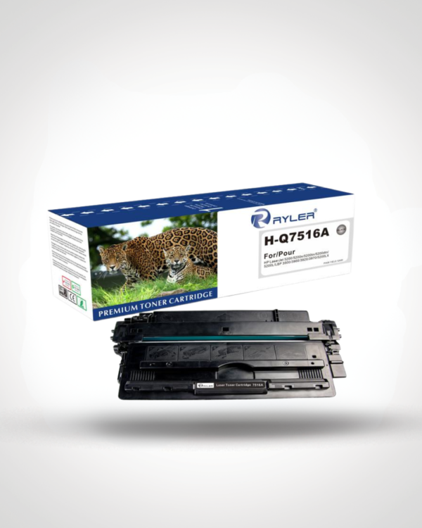 Ryler Ryler HP Q7516A Black Compatible Toner Cartridge