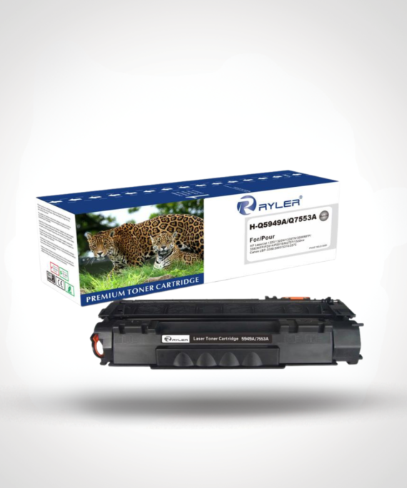 Ryler HP Q5949A/Q7553A Black Compatible Toner Cartridges