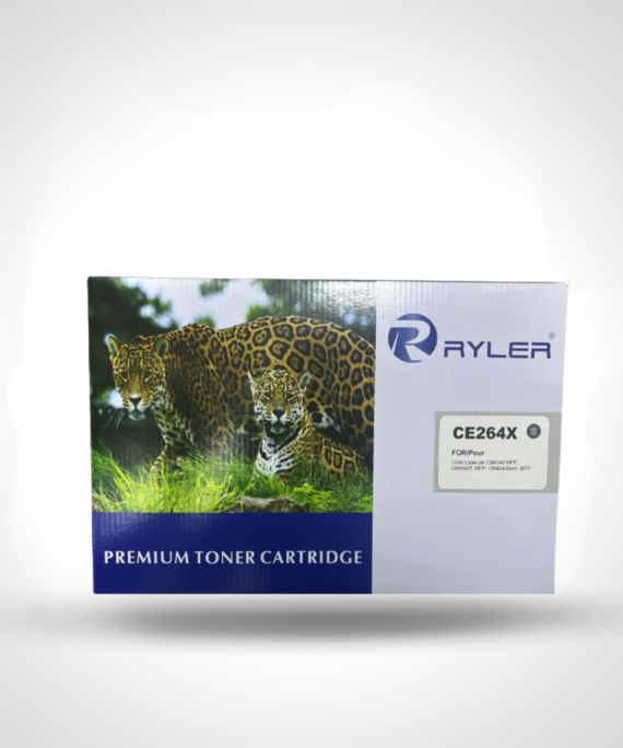 Ryler HP CE264X (646X) Black Compatible Toner Cartridges