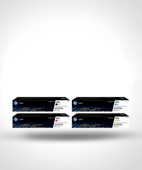 HP 117A Toner Black, Cyan, Yellow, Magenta