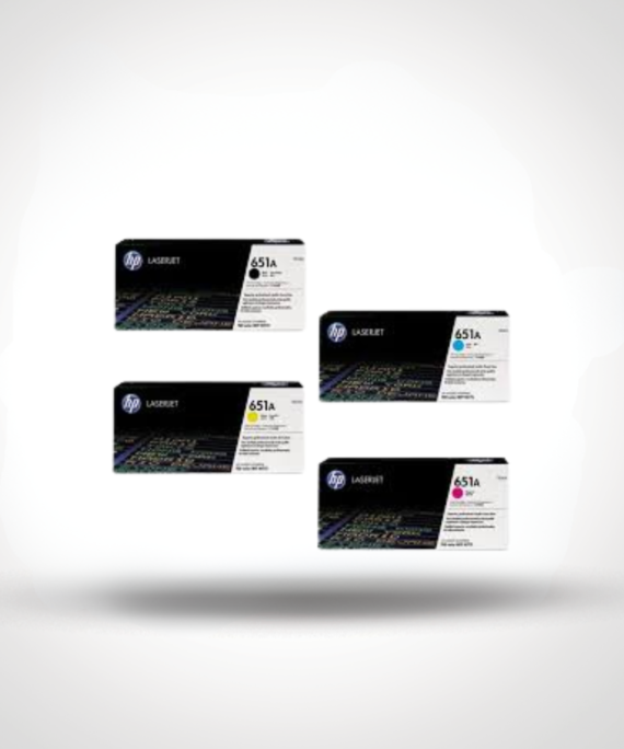 HP 651A Toner Set (Black / Cyan / Yellow / Magenta)