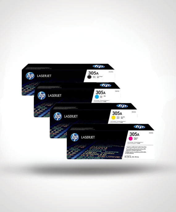 HP 305A Toner Set (CE410A / CE411A / CE412A / CE413A)
