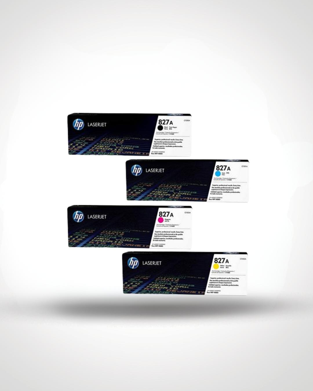 HP 827A Toner Set (CE300A / CE301A / CE302A / CE303A)