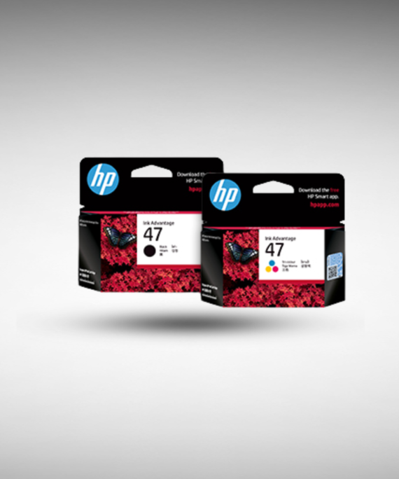 HP 47 Ink Cartridge Set (Black & Tri-Color)