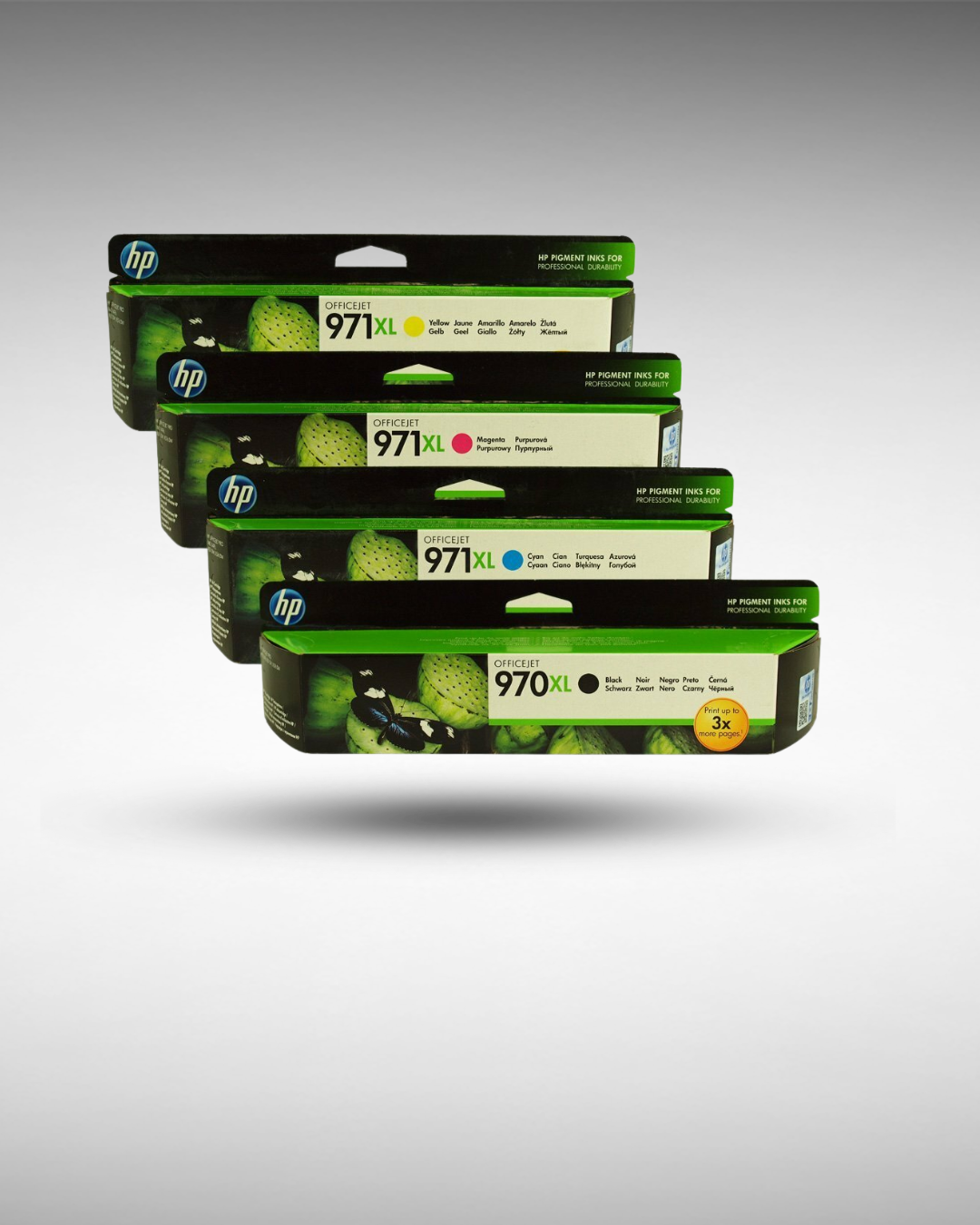 HP 970XL Ink Cartridge Set