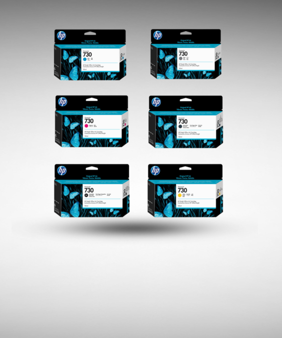 HP 730 Ink Cartridge Set